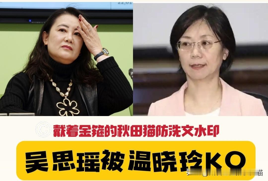 痛快！吴思瑶被翁晓玲KO！蓝营“王炸”霸气回呛，让绿营哑口无言：“113位翁晓