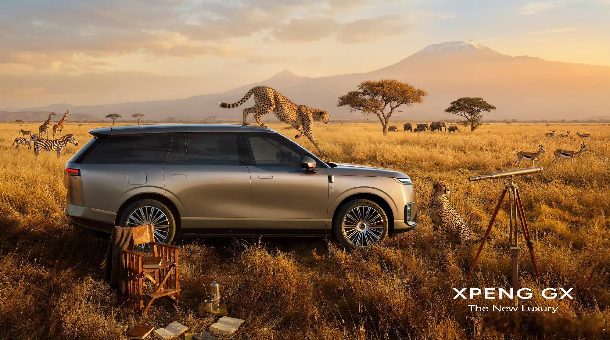 2026年大车没有后轮转向，感觉都不敢出来了。这部小鹏GX它来了，这台“大