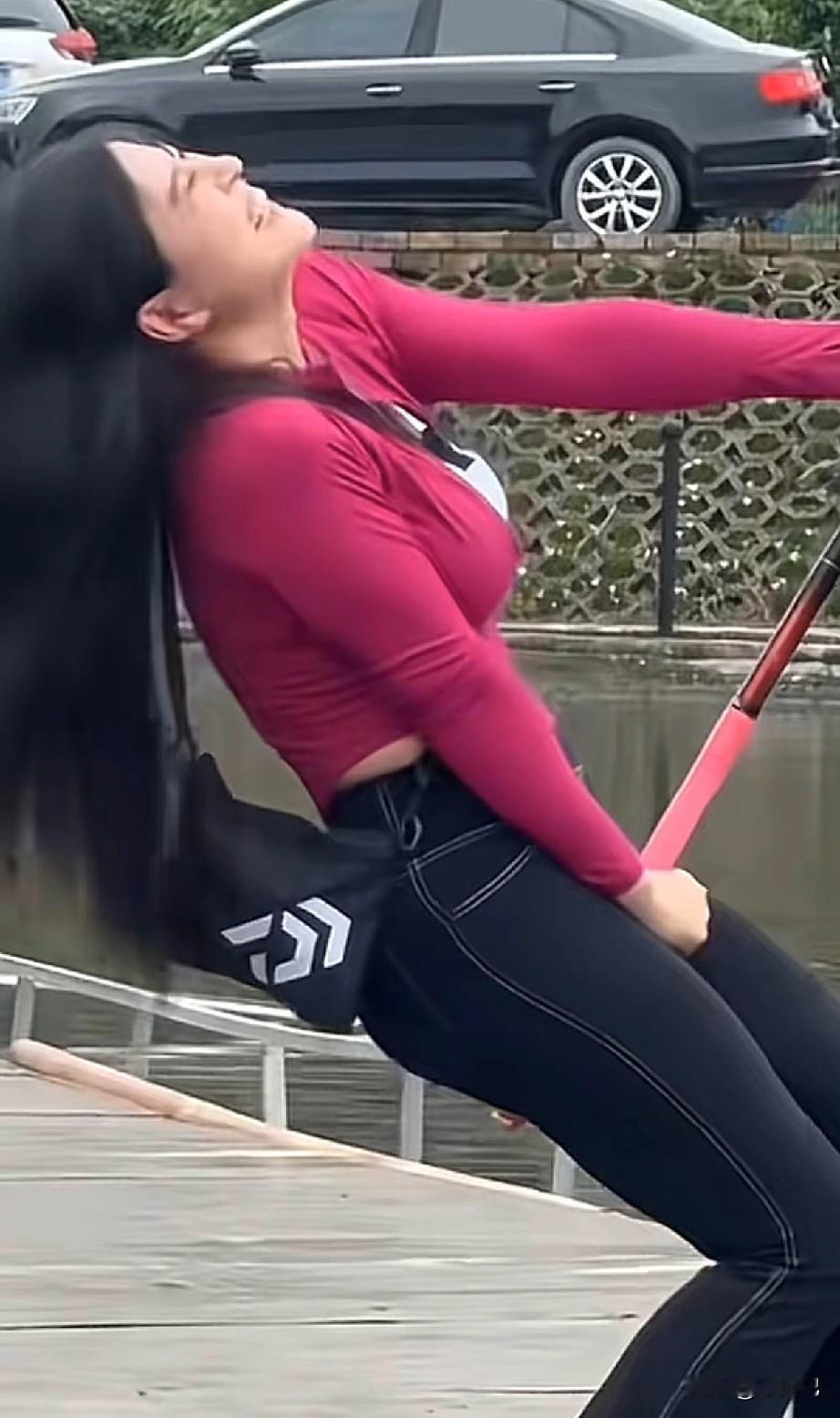女钓鱼佬，我还真没见过。