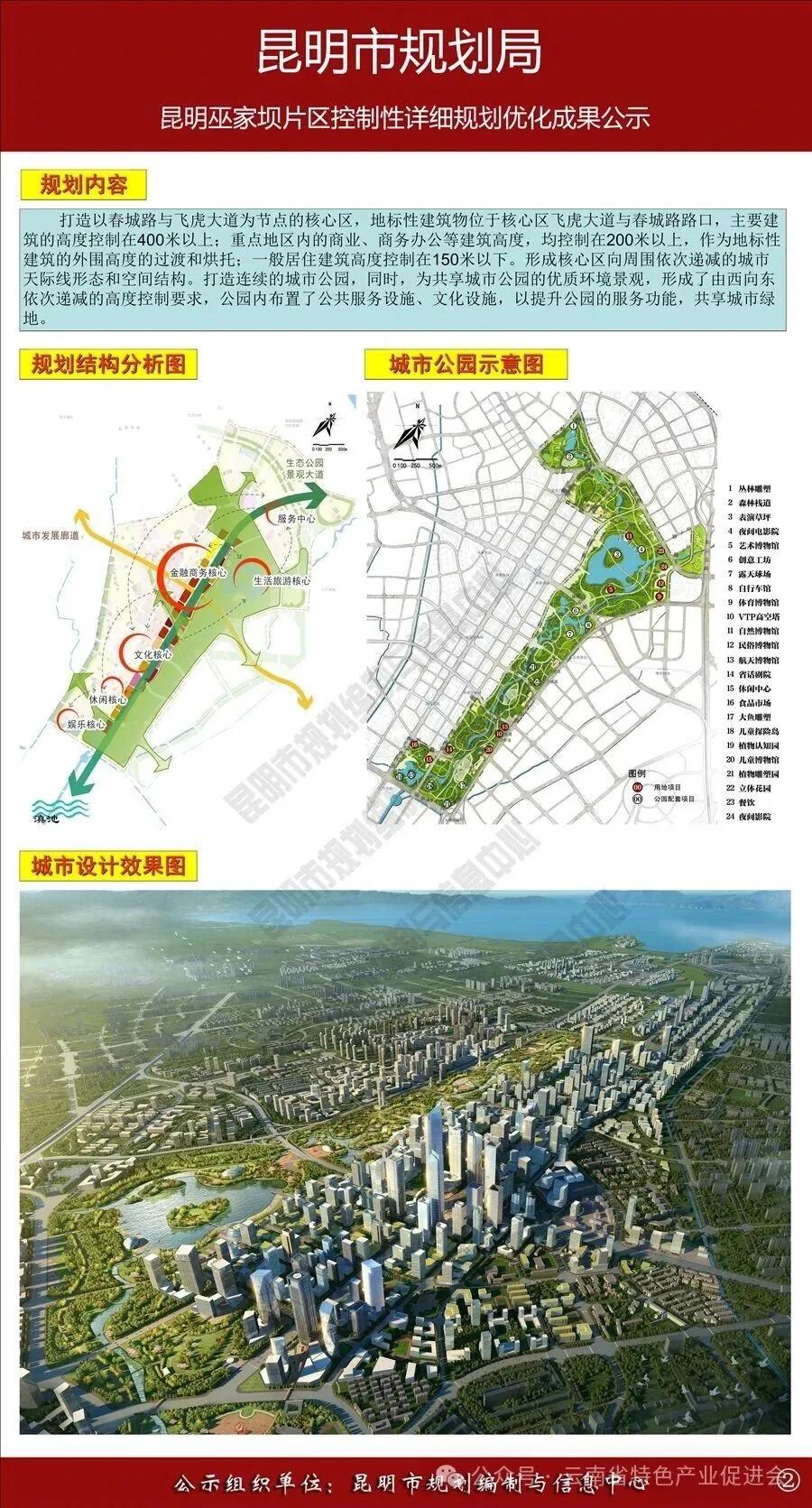 昆明正在悄悄的把中心从翠湖，从东风广场南移致巫家坝。整个城市的中心正在南移，这也