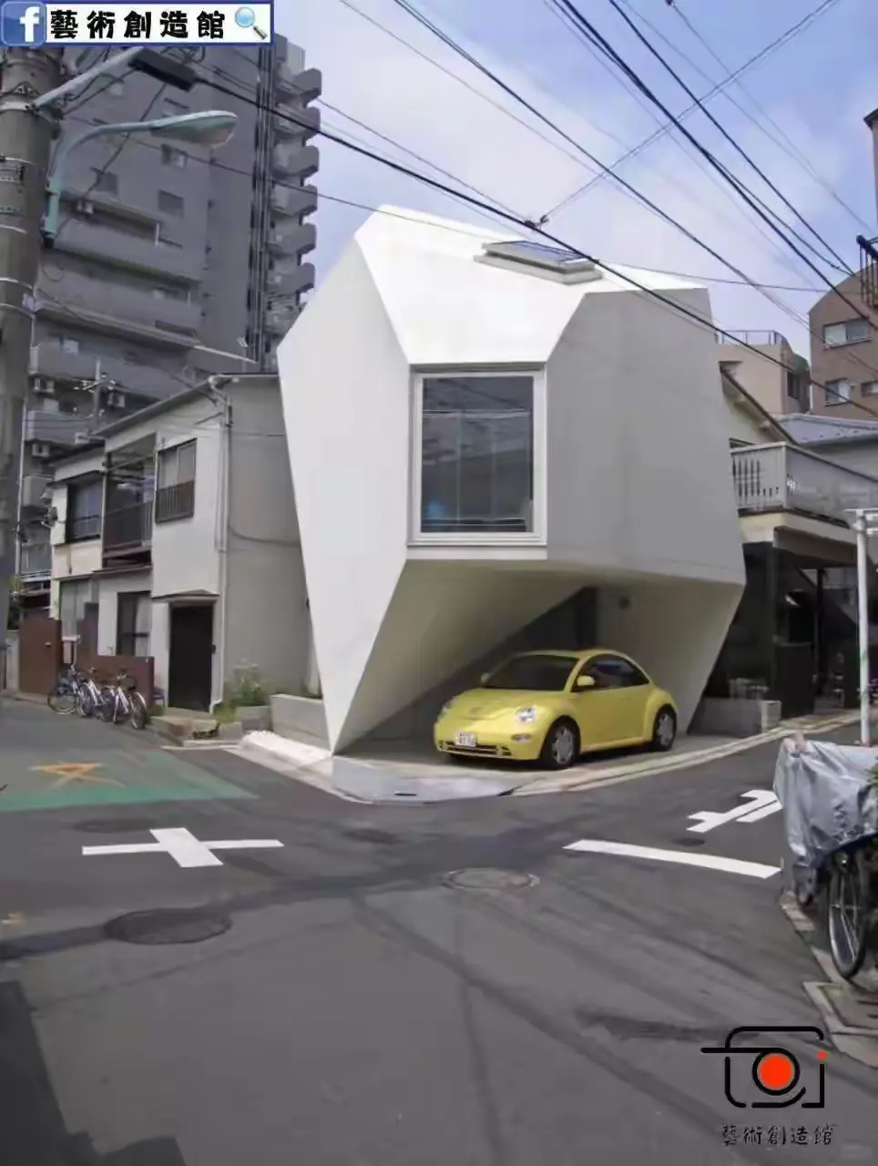 日本极小住宅也要设计一个停车位！