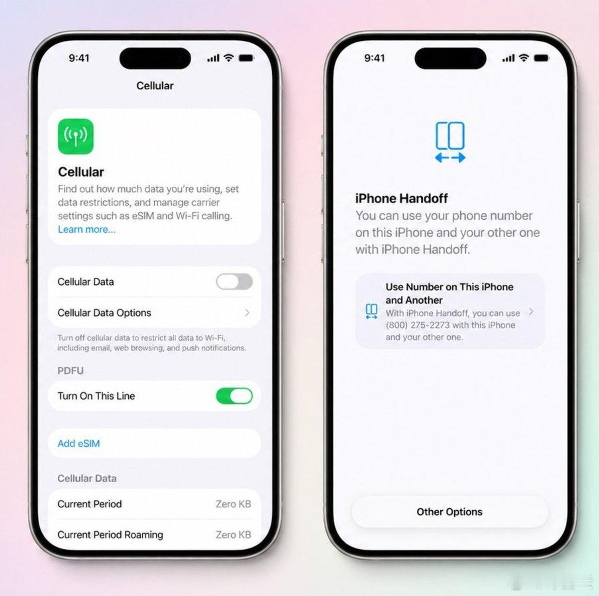 苹果正在iOS27中推出一个新的“iPhone接力”功能。该功能允许您在两部iPhone上使用同一个