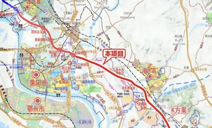 总投资超114.7亿元的武汉至黄梅高速公路武汉段迎来建设关键节点，该项目施工图设