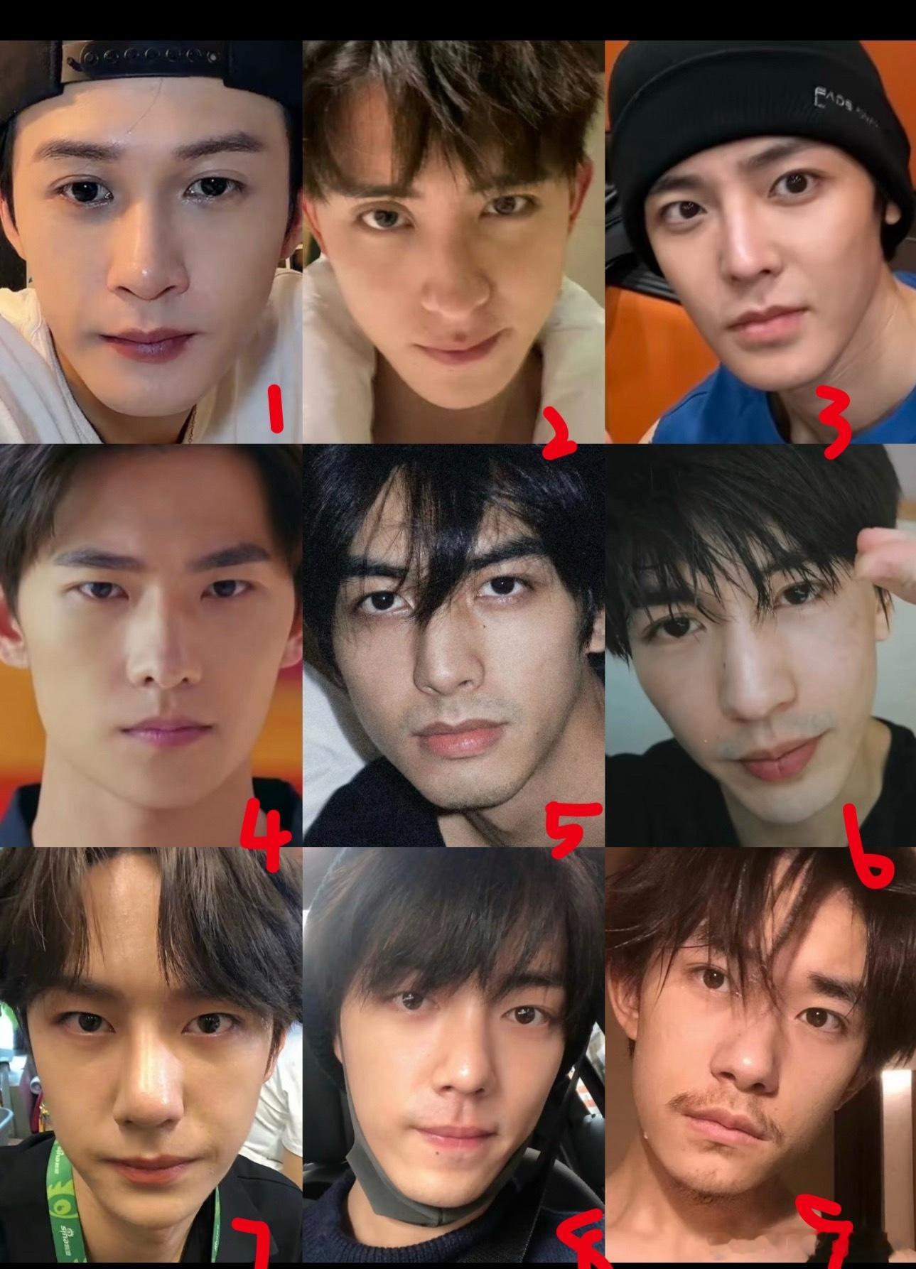 男明星真实素颜，也算男神级别了，你第一眼看到谁？