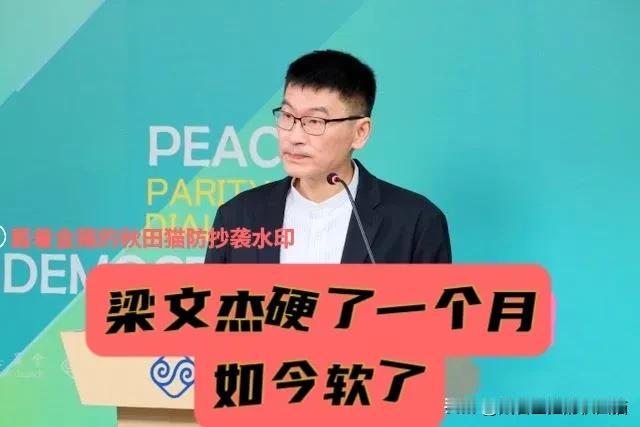 绿营软了？梁文杰的底气全无，之前叫嚣“查处饶庆铃”的说法，已明显松动～台东