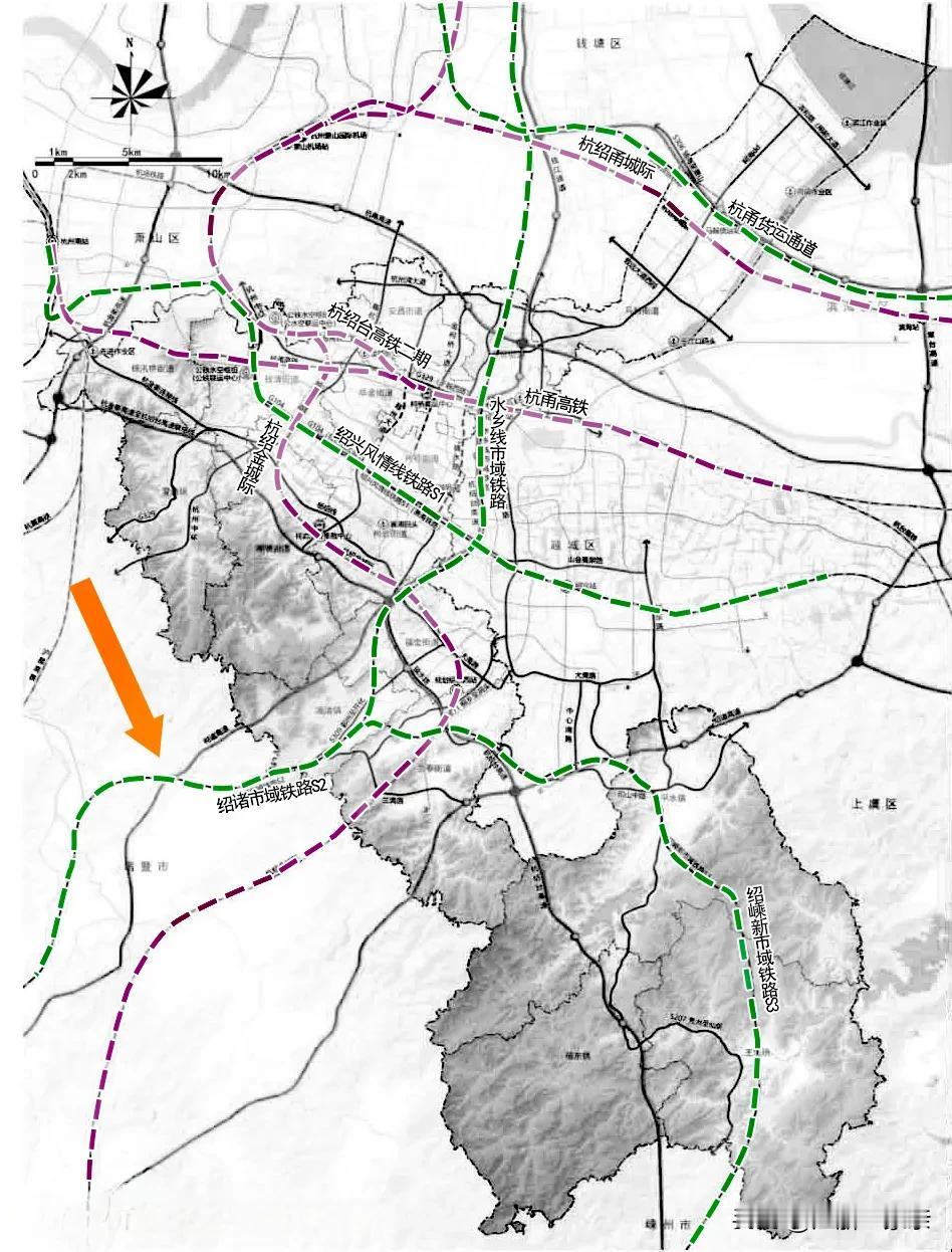 诸暨这座城市的轨道交通迟早要建，未来极有可能会迎来两条轨道交通路线，一条是杭州通