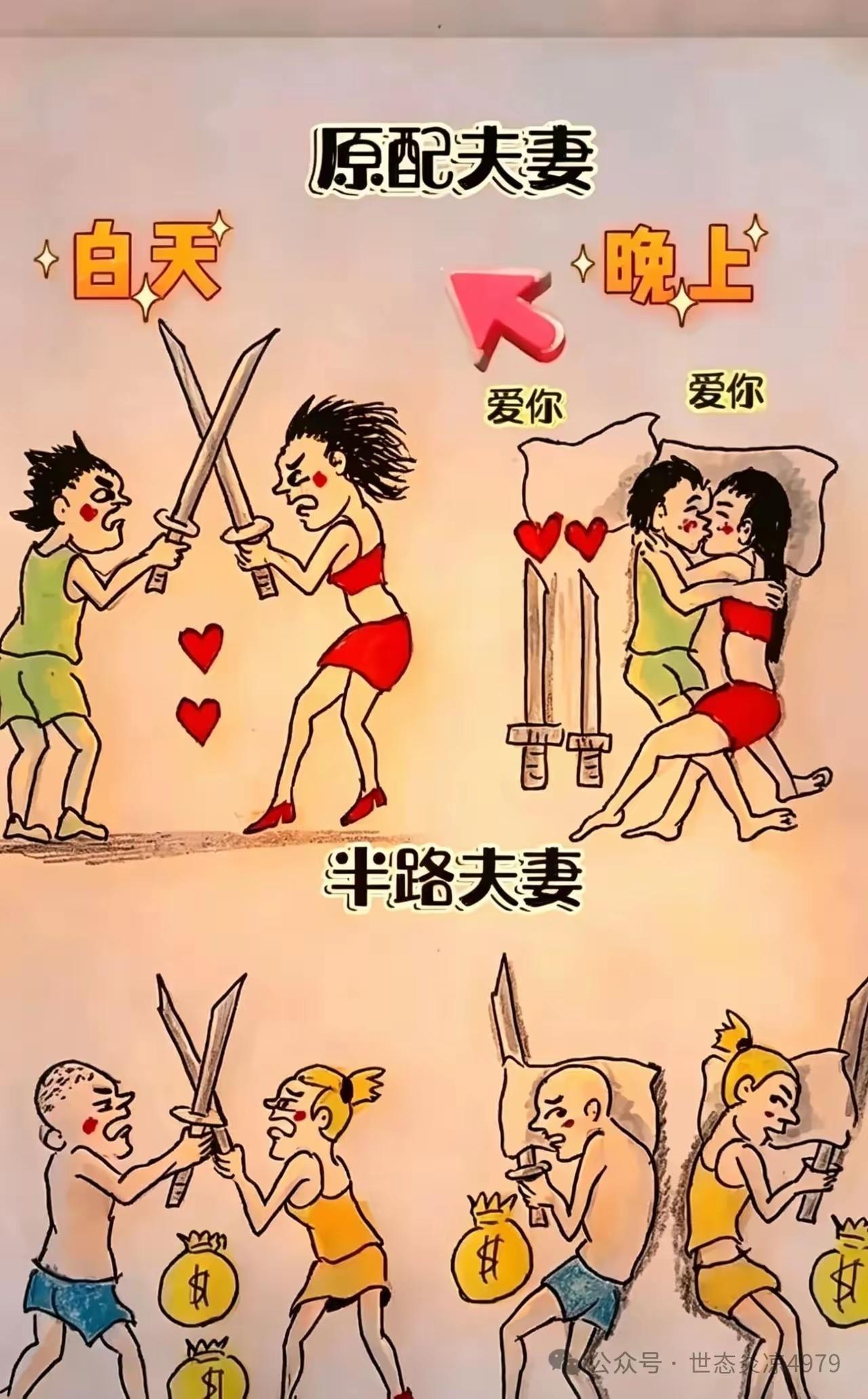 说的很有道理，夫妻还是原配的好[赞]