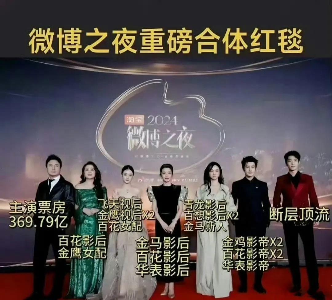 去年的微博之夜还挺和谐的