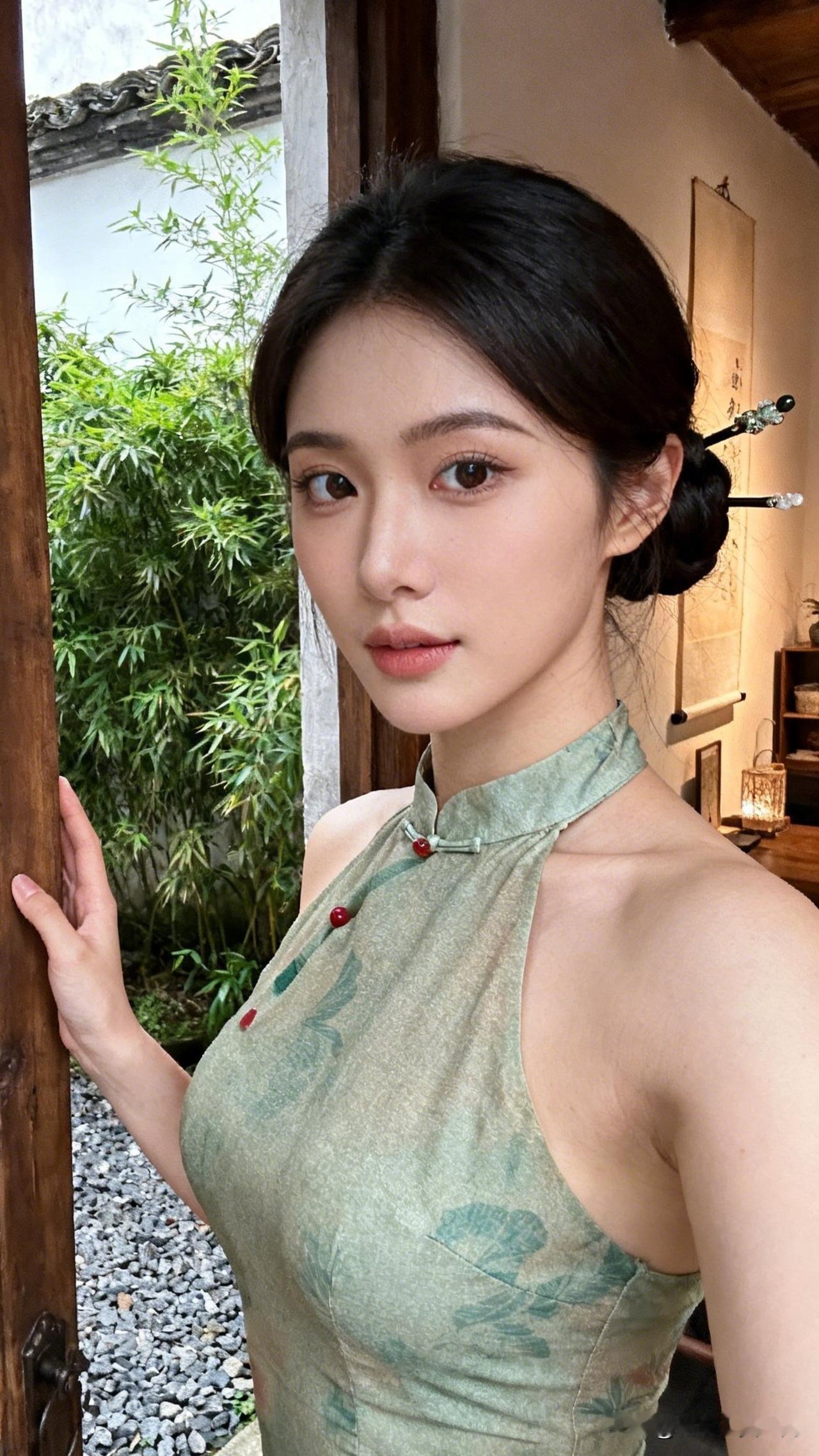 美人倚窗立，花影入帘来。有哪些非常漂亮的图片和壁纸温柔甜美的穿搭，不同背景下的