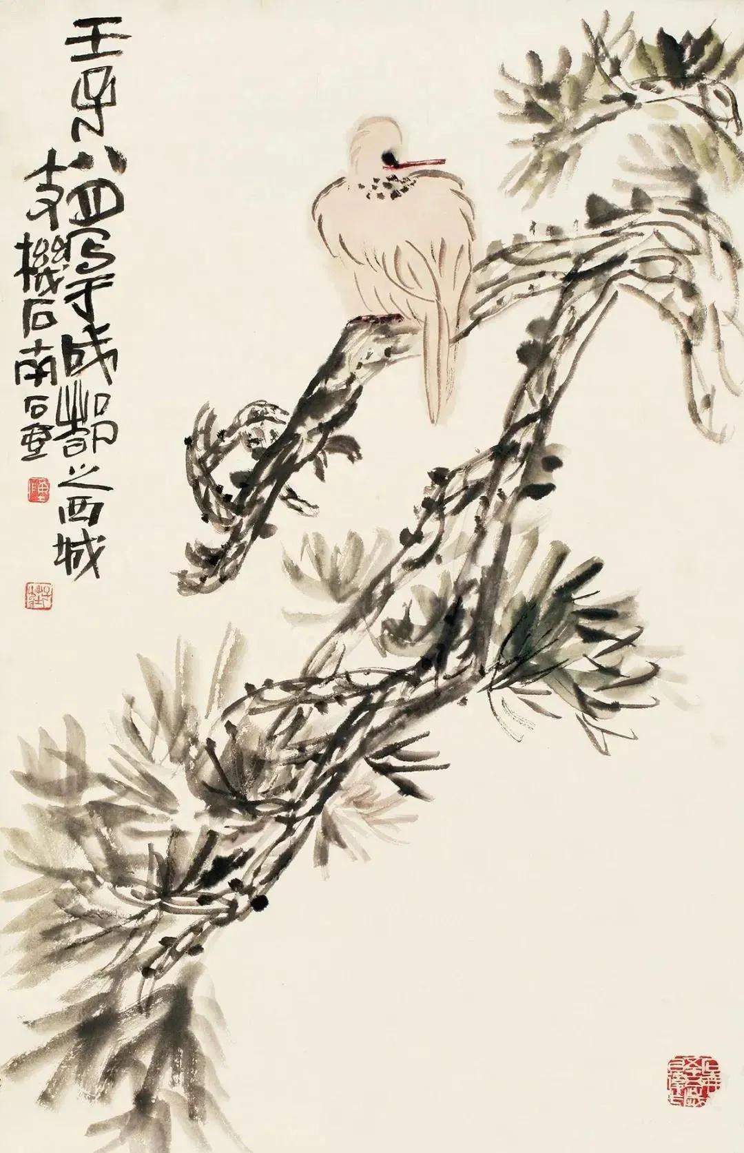 这极简的笔墨，令人玩味不尽！