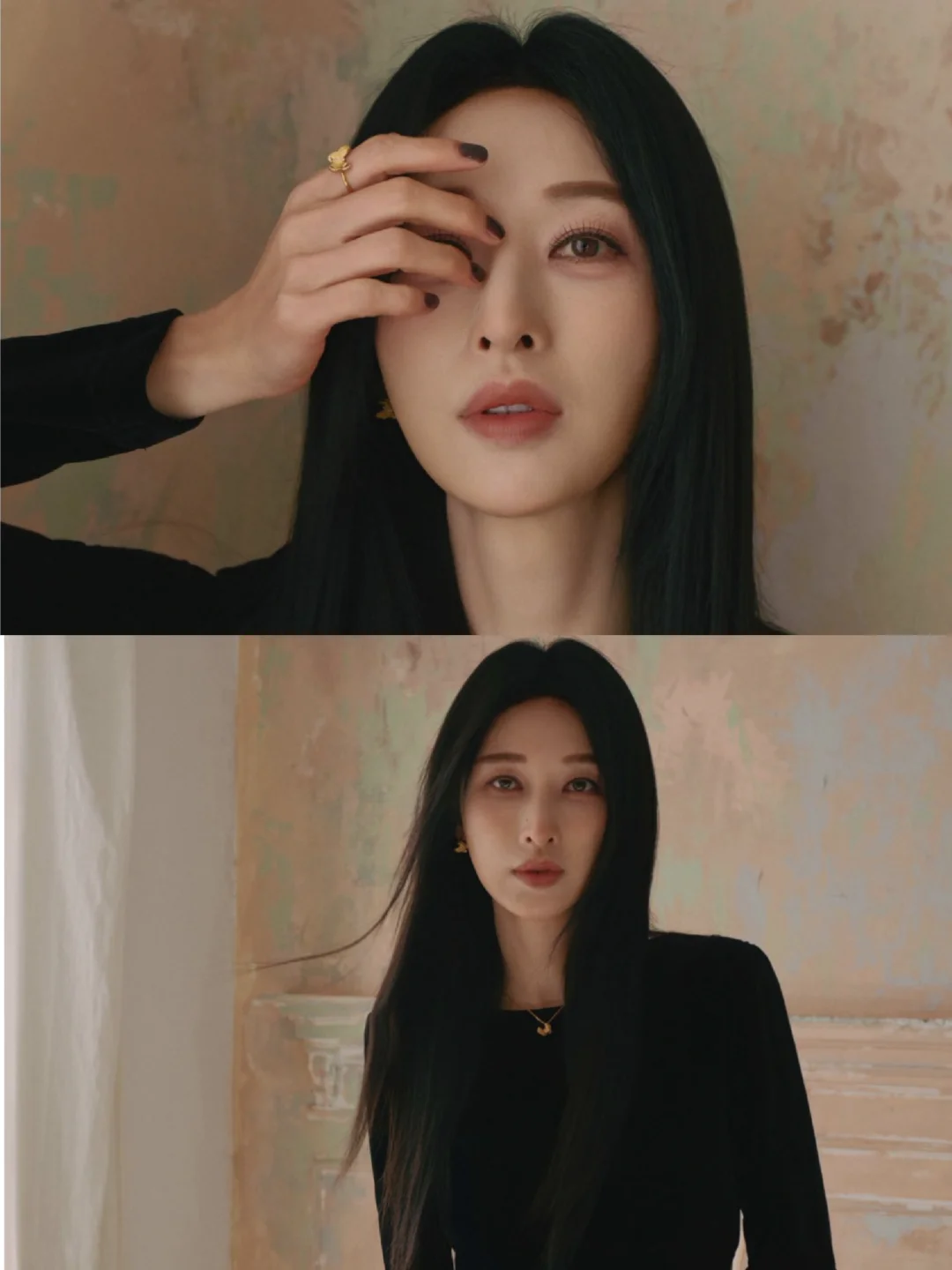 妈耶 林姨森林大片❗️ 第一张图片直接联想到林喜柔的独眼的剧照啊啊啊真...