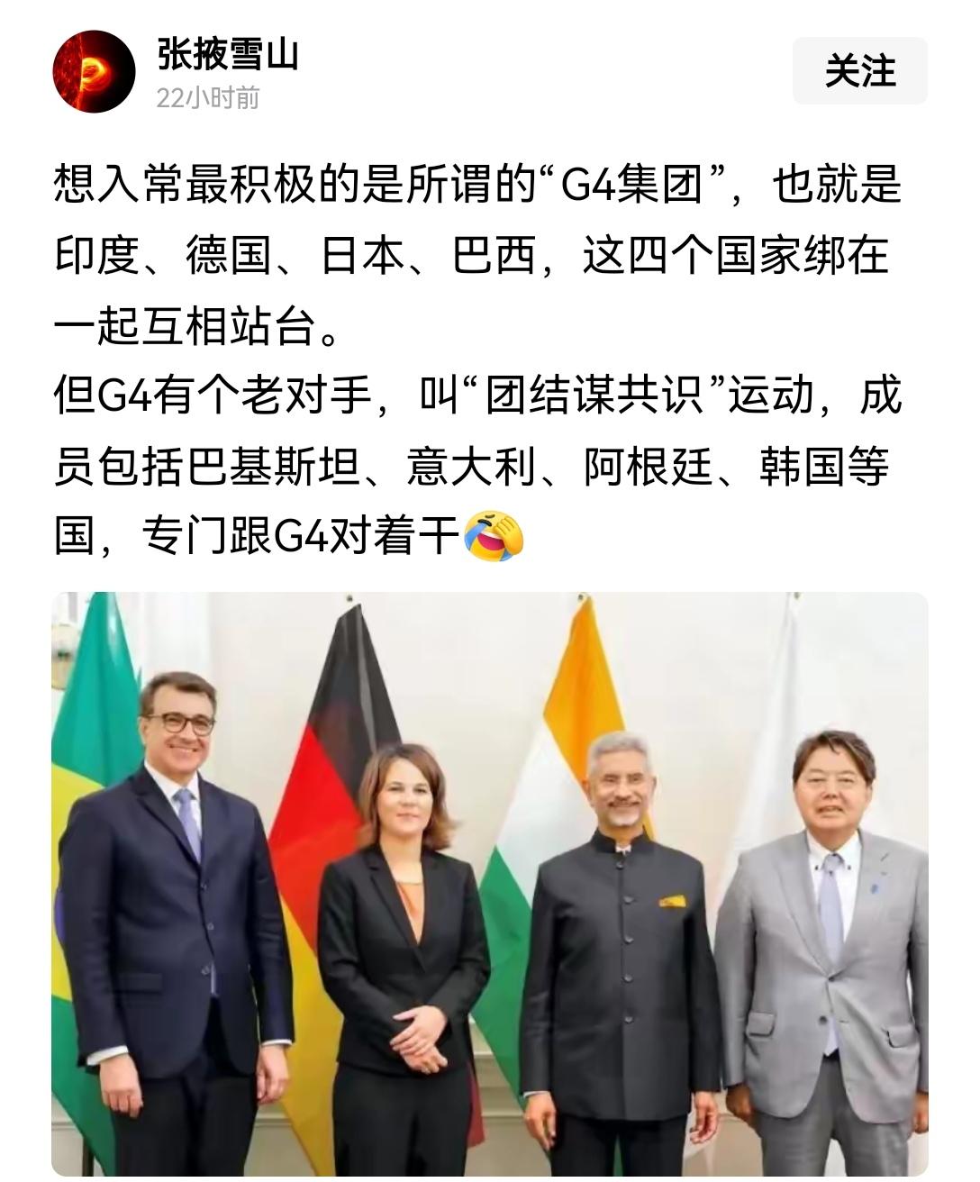 【一物降一物：积极想要入常的印日德巴西，有天然的4个反对老对手：巴基斯坦、韩国、