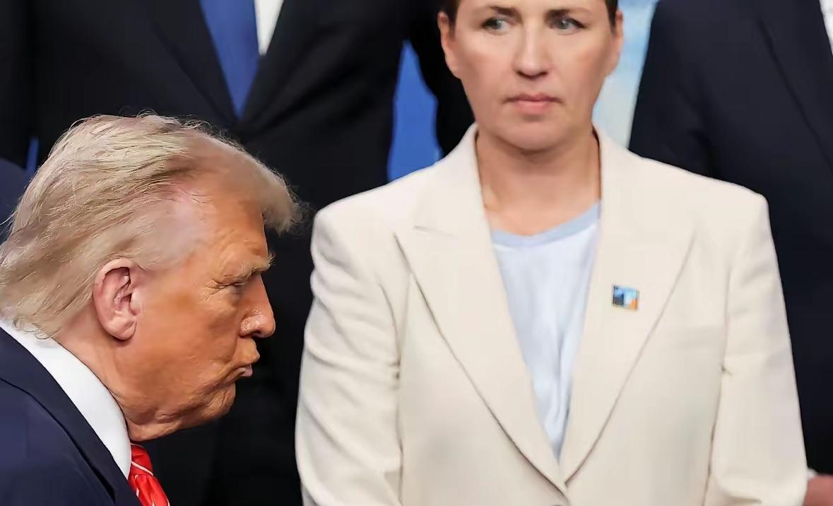 美国多半不敢用武力强占格陵兰岛了，因为丹麦首相弗雷泽里克森说了这么一句话。这