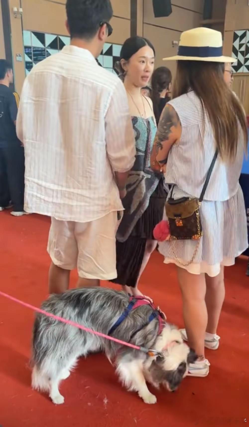 杜江夫妇现身河北，霍思燕皮肤很好但还是显年龄，……下垂明显​​​