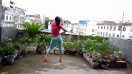 两英镇鹤联村姐妹广场舞对不起现在我才爱上你