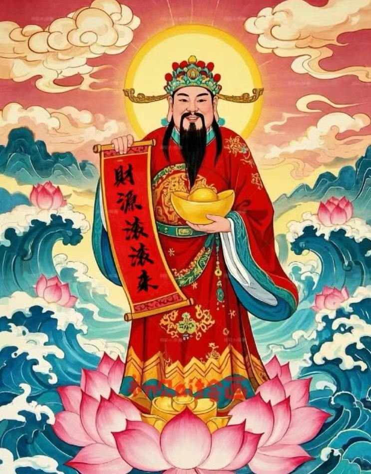 快来迎财神了迎财神