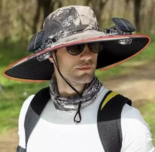 刚把中国空调抢到断货，又一中国货在欧洲爆了——这次是头顶上的风扇帽！海外短视频里