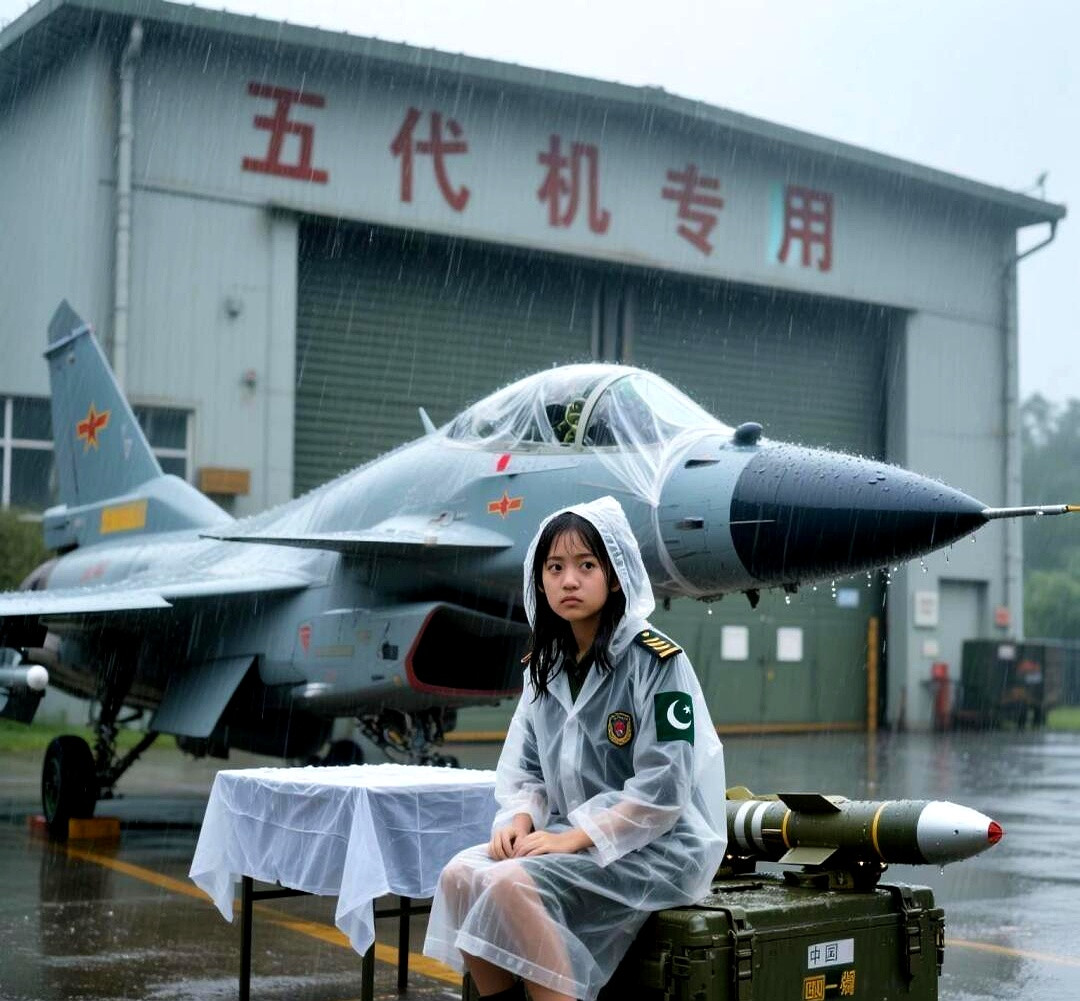 小女孩卖飞机的故事，脑洞有点大。明明很冷很可怜，却突然掏出霹雳-15导弹，这画面