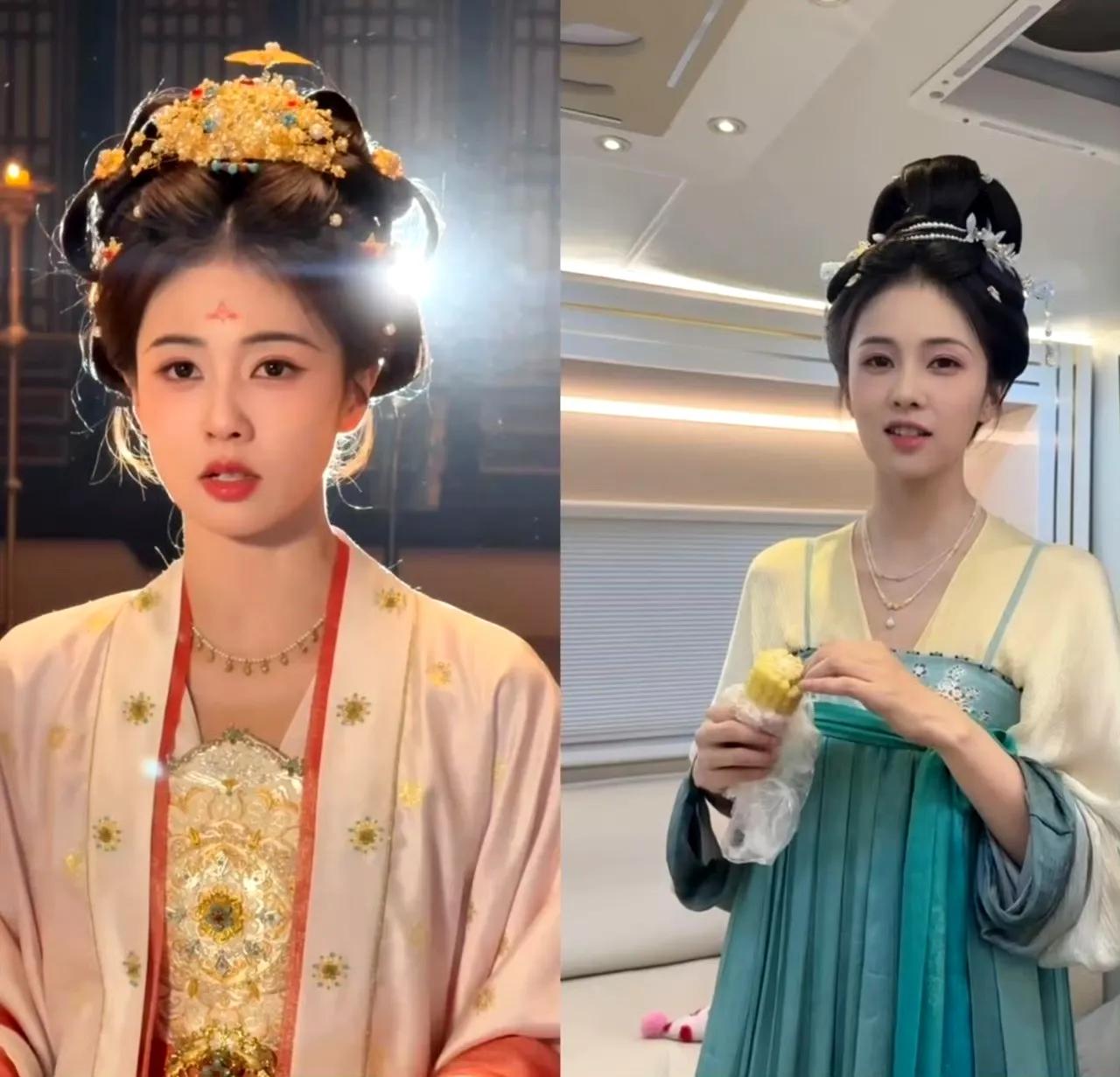 说真的，看到白鹿现在的脸，我突然理解为啥女明星减肥像渡劫了——四个月前《唐宫》里