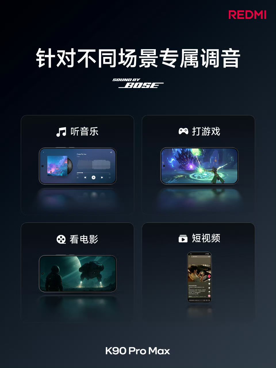 REDMIK90ProMax的后扬声器规格是1620，来自AAC，厚
