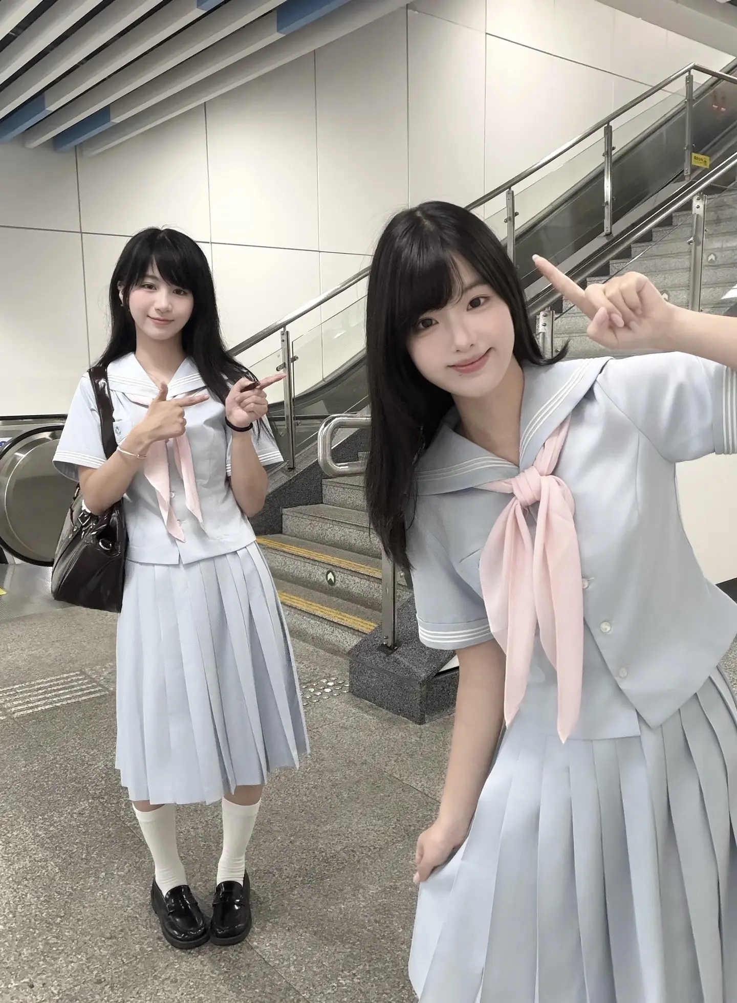 双人jk jk双子星 水手服 日系