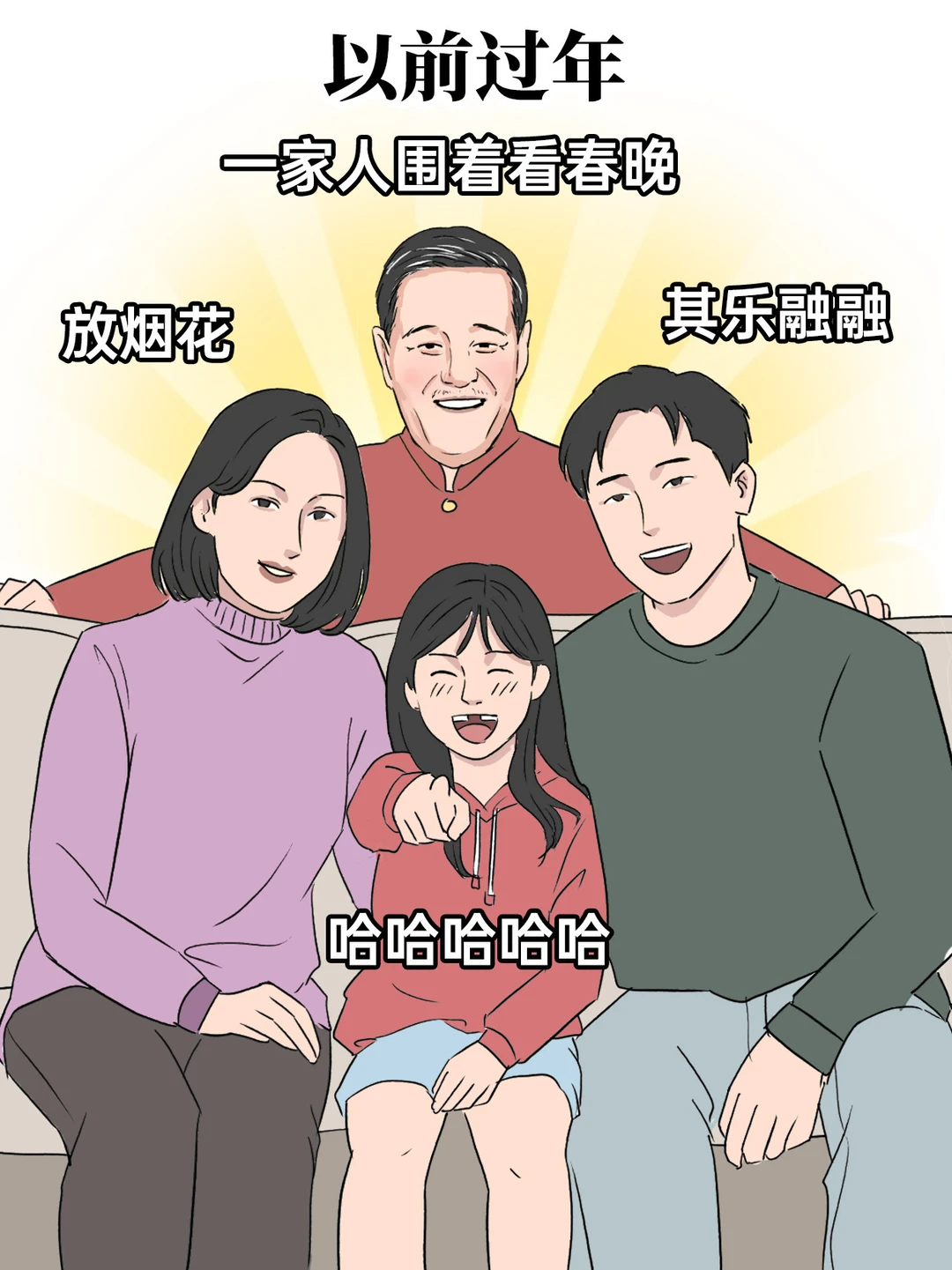 以前过年vs现在过年