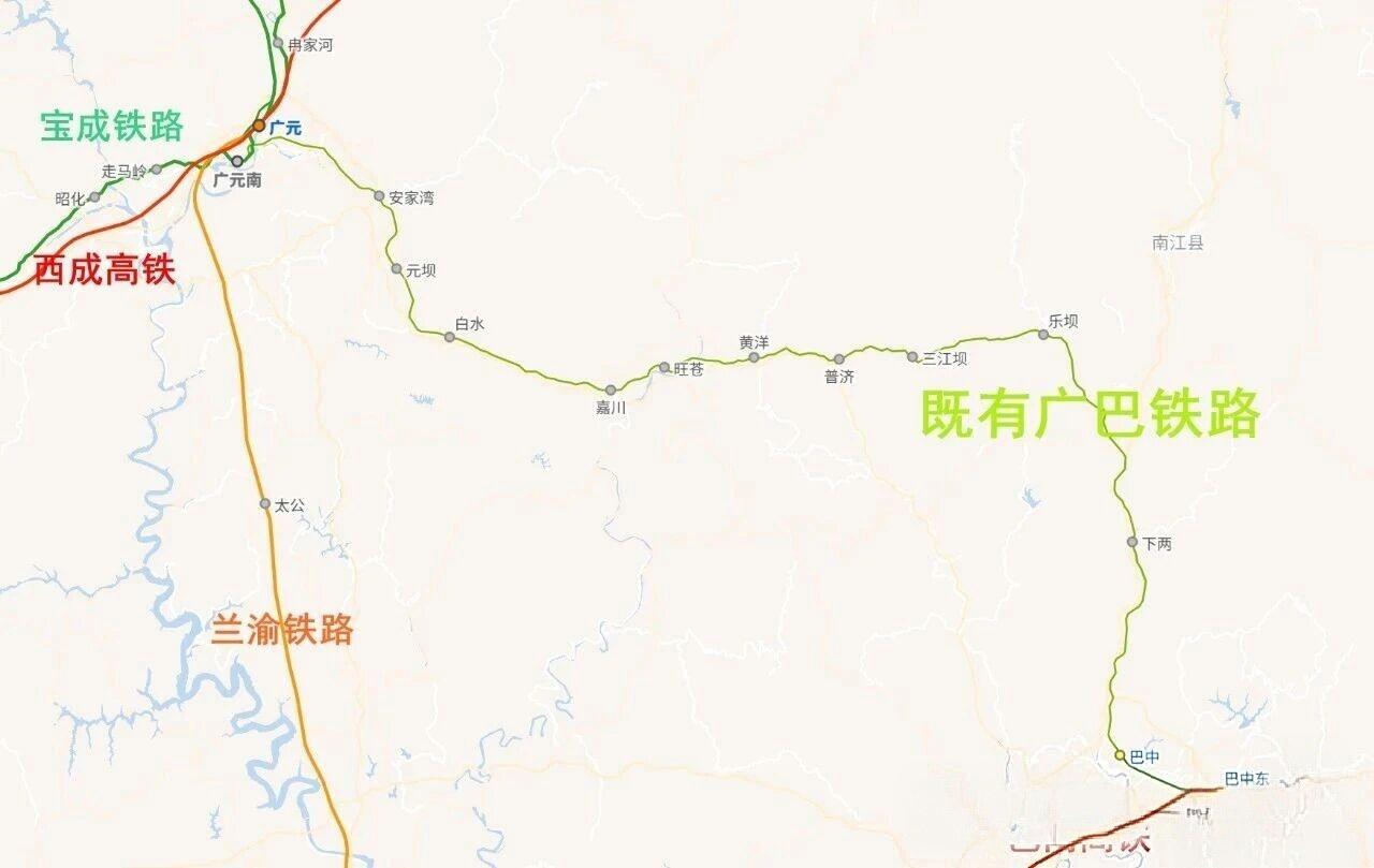 一提铁路，很多人首先想到的就是350公里的高铁。看到“四川广元至巴中铁路改造”最