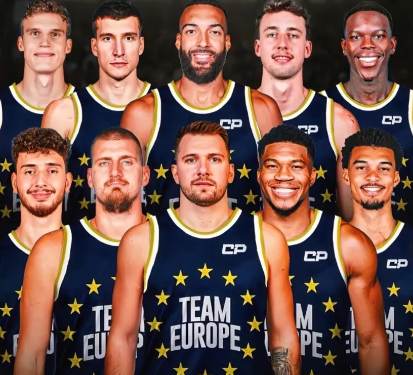 实话实说！这套欧洲国家阵容能否在NBA拿下82胜？1、塞尔维亚：约基奇、博格