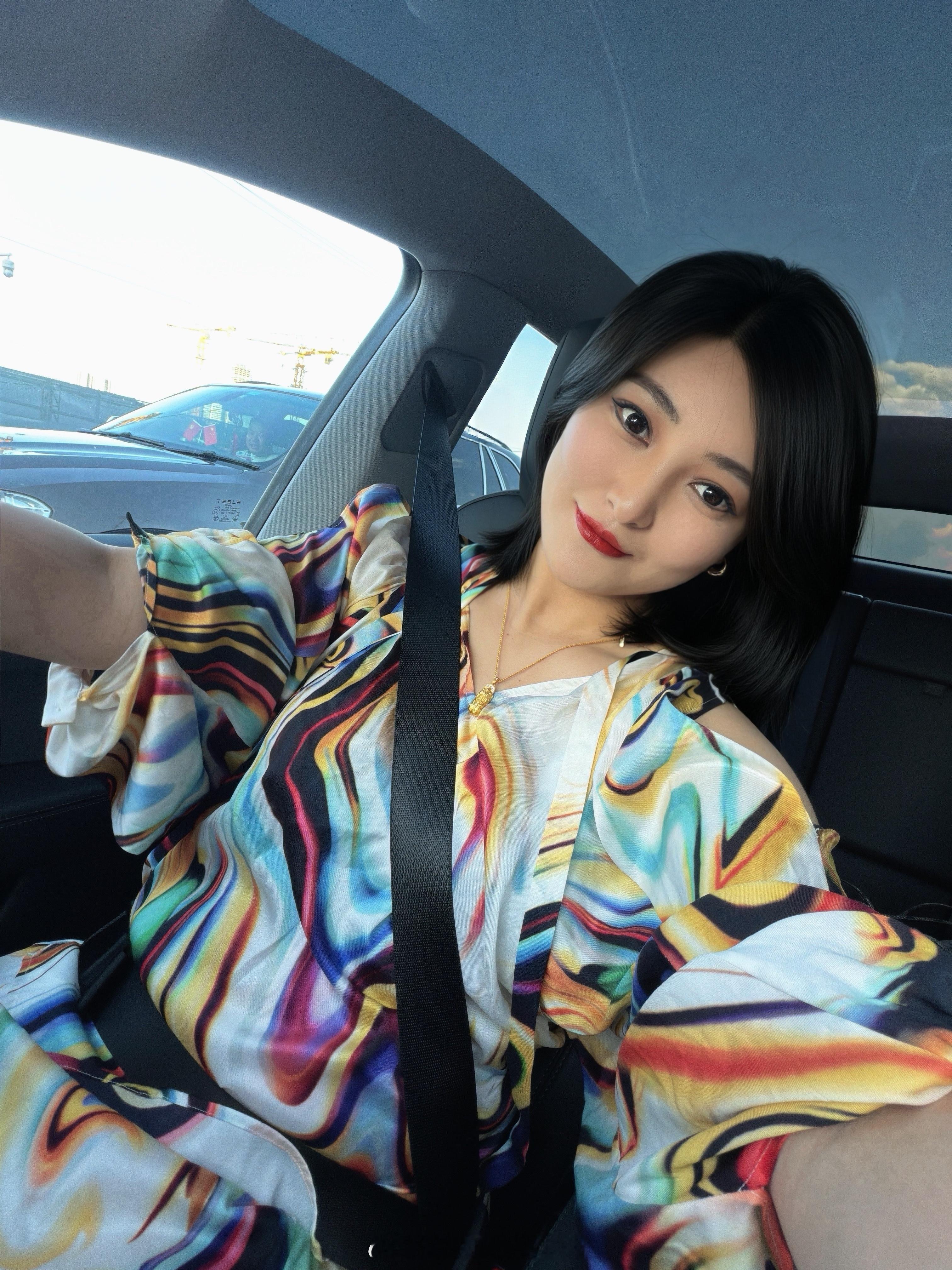 车里自拍还能拍到亮点北京