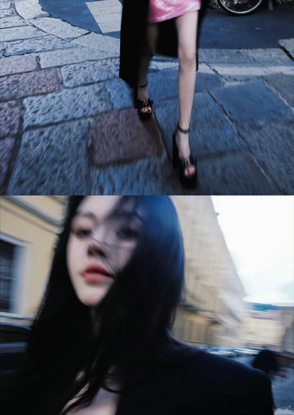 鞠婧祎米兰时装周看秀出图！！！太美了简直美神，这还说啥呀我送你了[爱心][爱心]