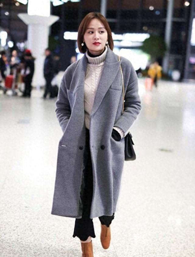 叶一茜穿大衣太绝了！看着普普通通，换个人上身立马没那味儿
