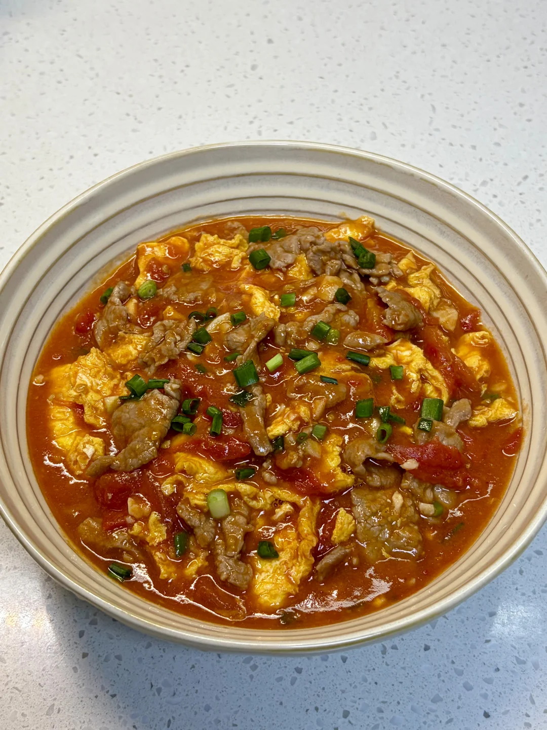 巨巨巨好吃的番茄牛肉滑蛋，附详细做法～