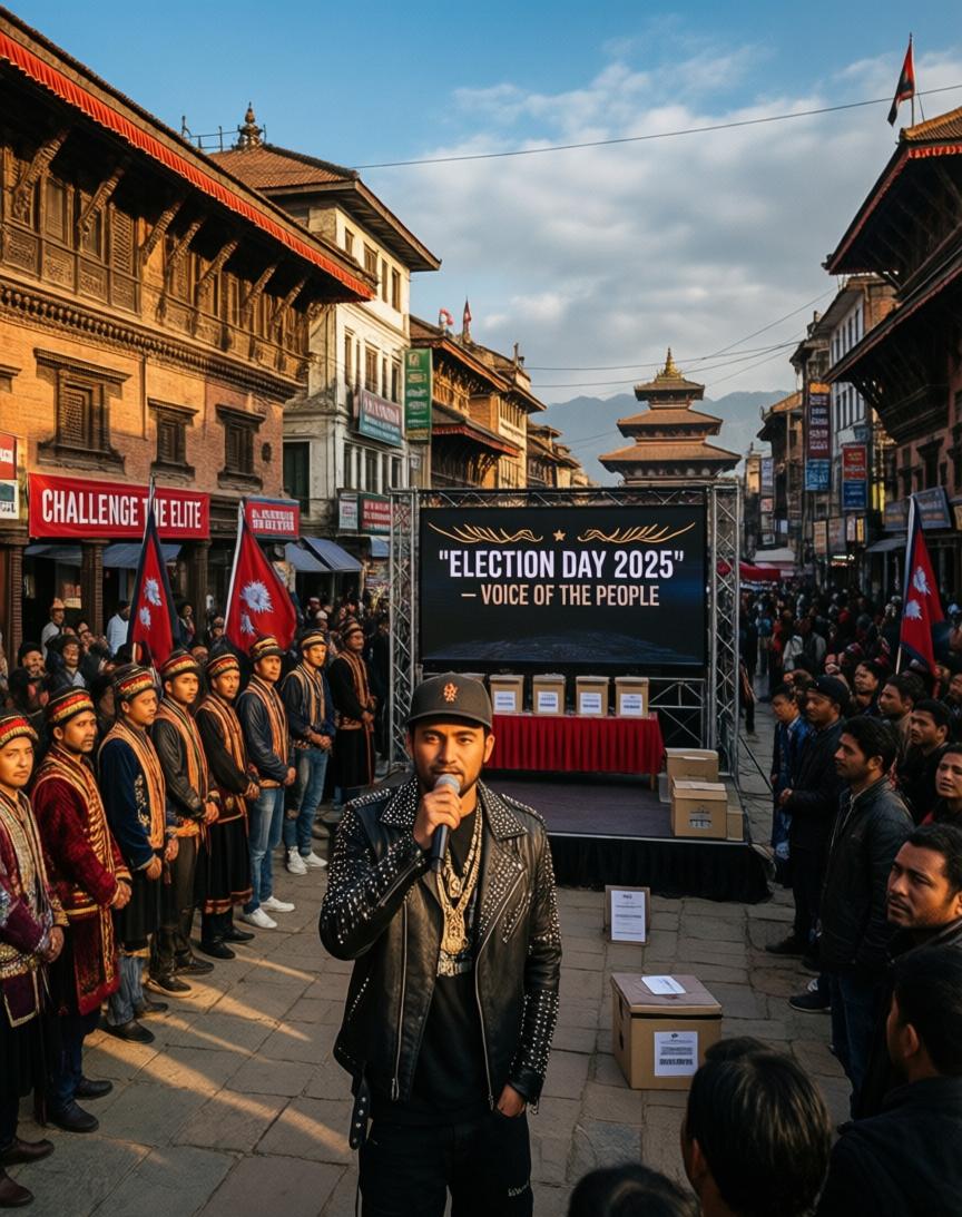 尼泊尔那边，今天挺热闹——联邦议会众议院选举正式投票，全国1890万选民被叫到票