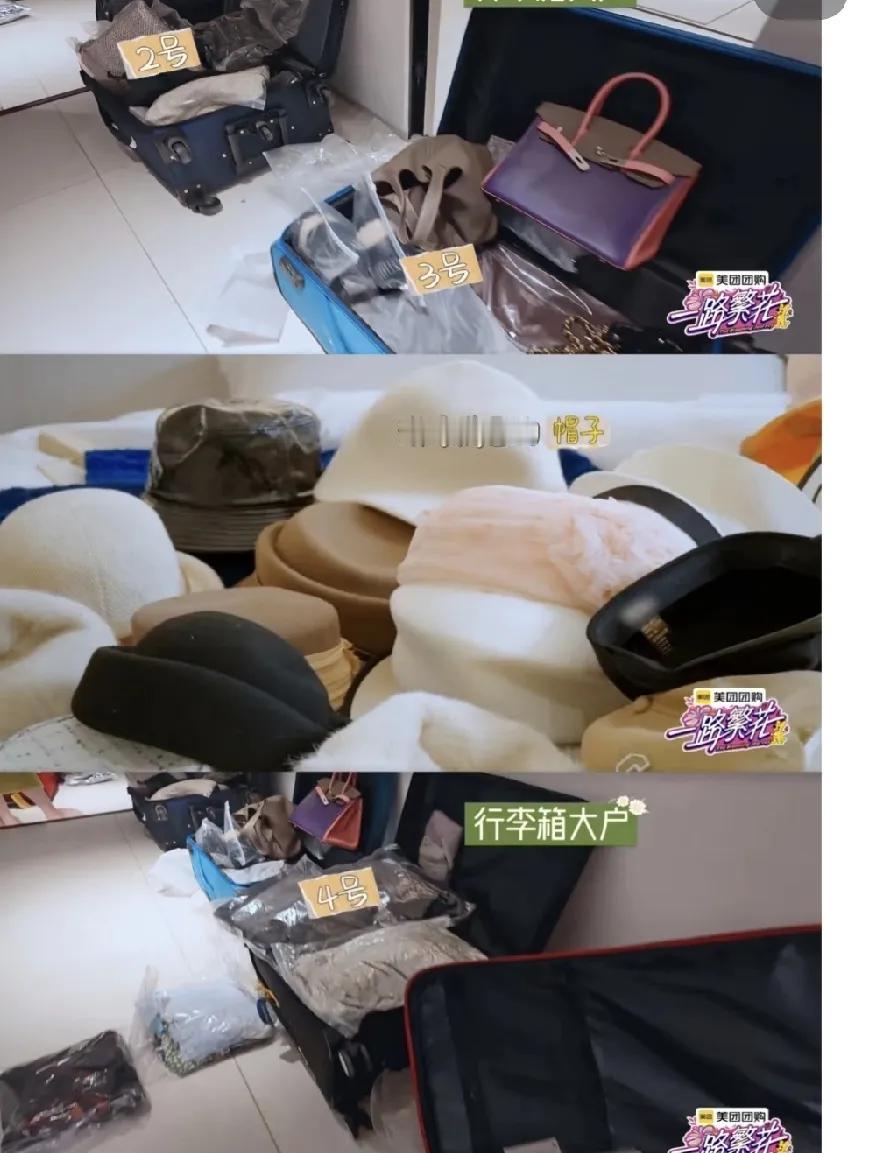 万万没想到，向太年龄大点，但爱美，上一路繁花各种爱马仕包包，精致渔夫帽，骑士帽。