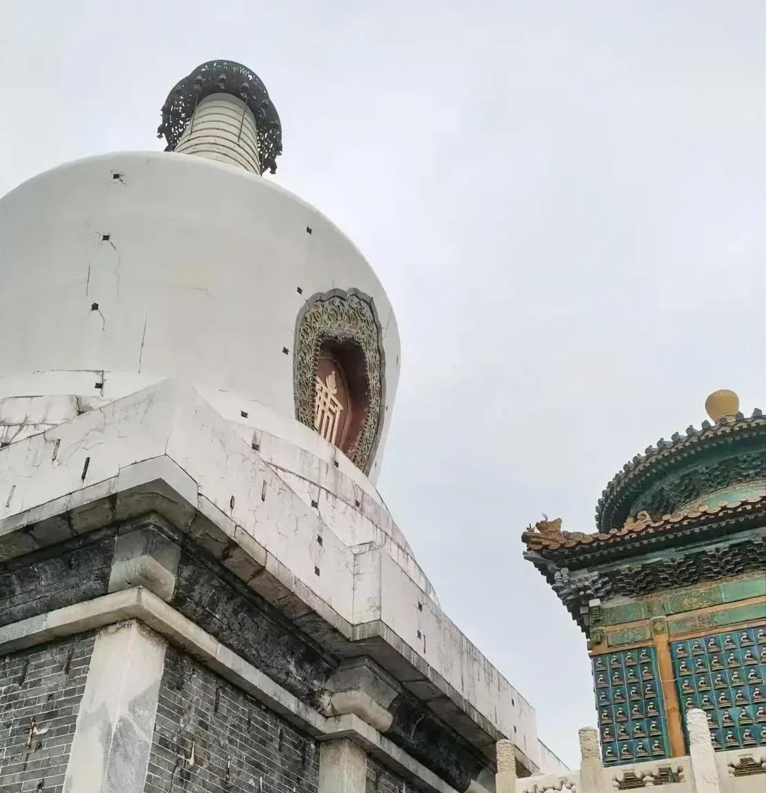 去景山公园玩，正好赶上公园里，有盆景展。各种盆景形态各异，千姿百态，吸引很多游客