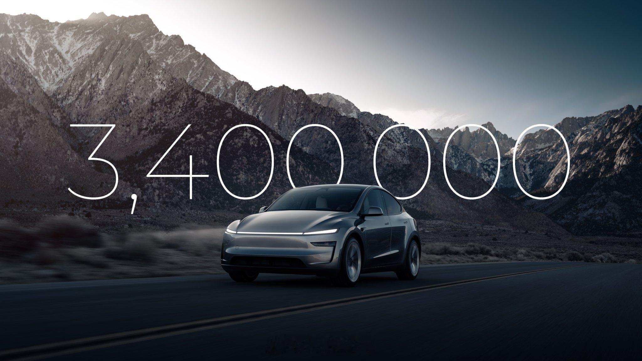 在过去的36个月里，特斯拉售出了340多万辆ModelY，估计收入超过1500