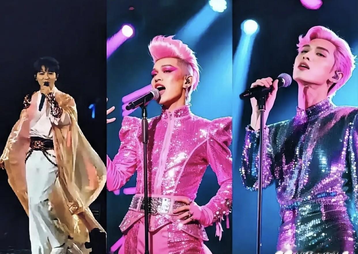 央视跨年晚会，王一博、王鹤棣的妆容，直接把“阳刚”二字按在地上摩擦！这还是我们