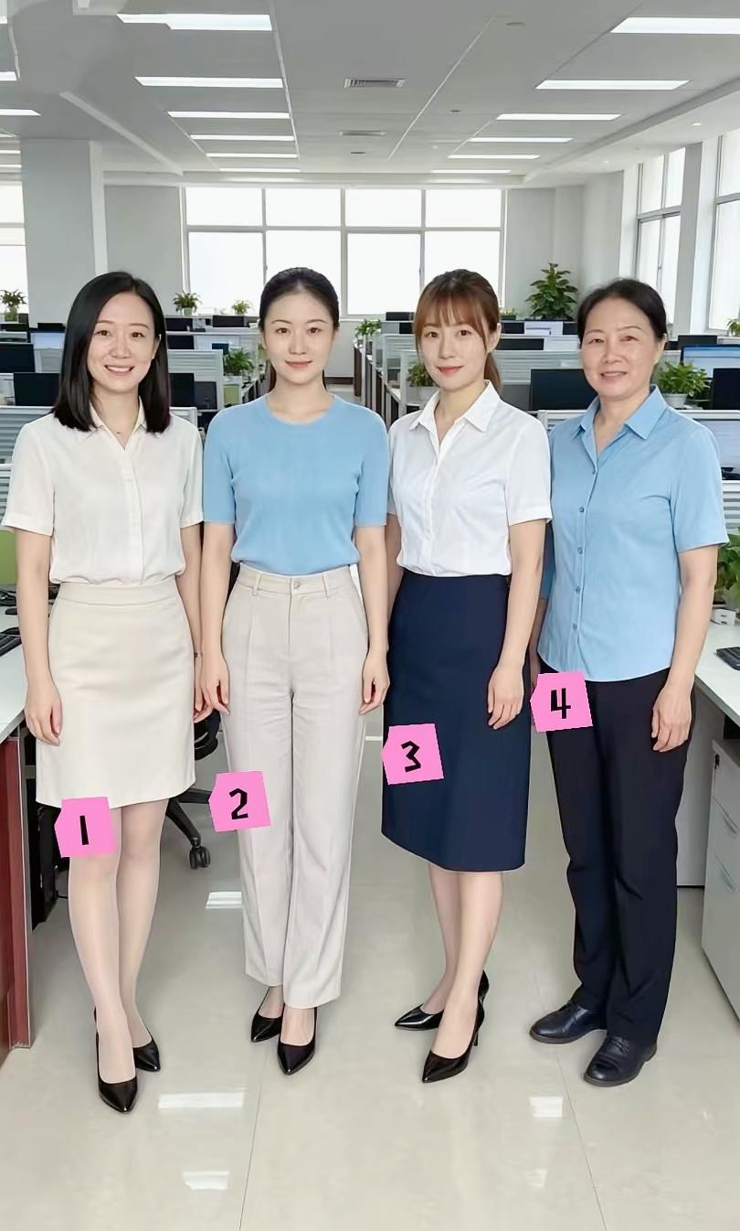 如果只能挑选一位办公搭档，1、2、3、4号，你会果断选择谁？职场话题办公室