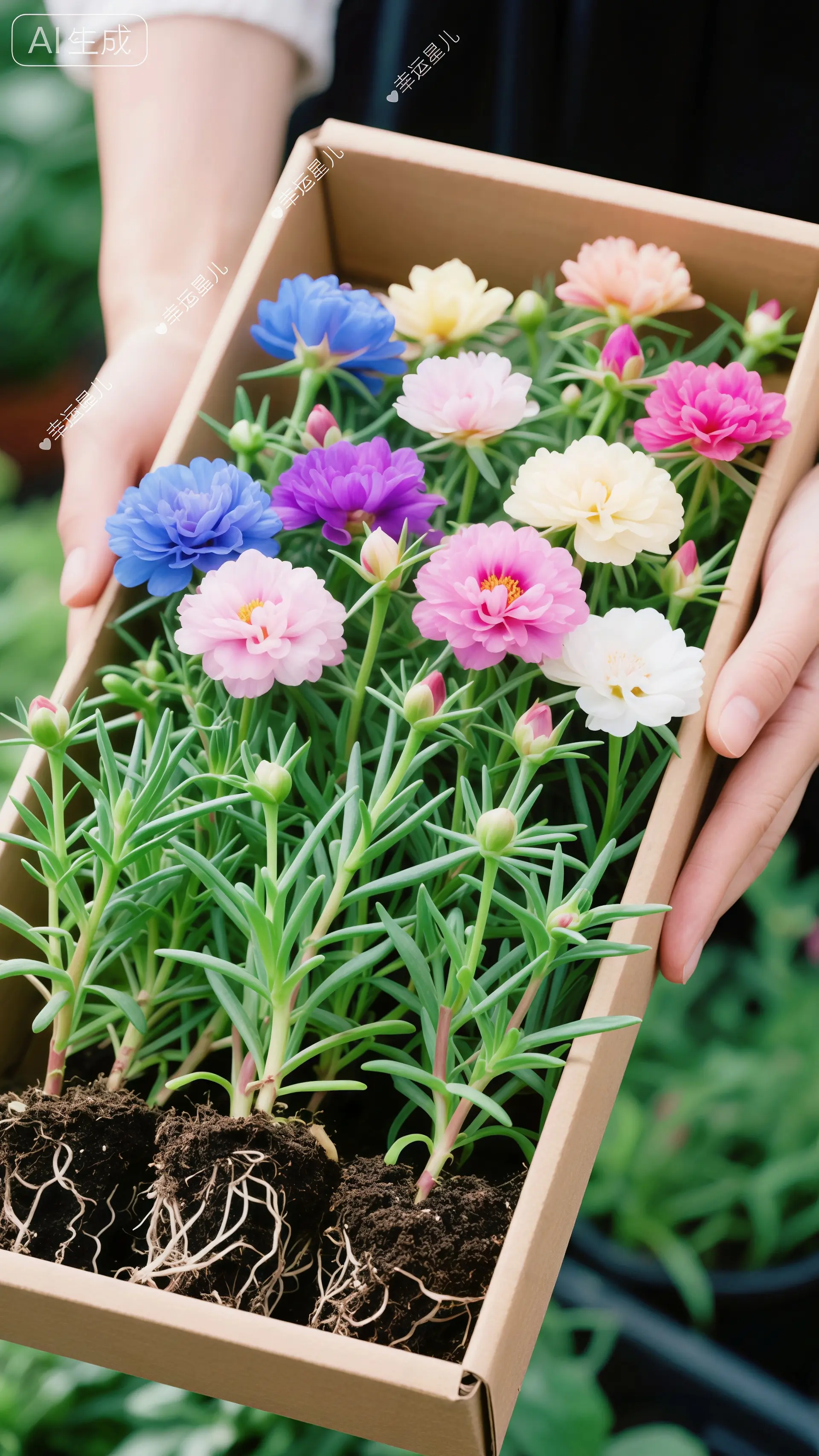 养花我是认真的 太阳花 重瓣太阳花 治愈系 三农