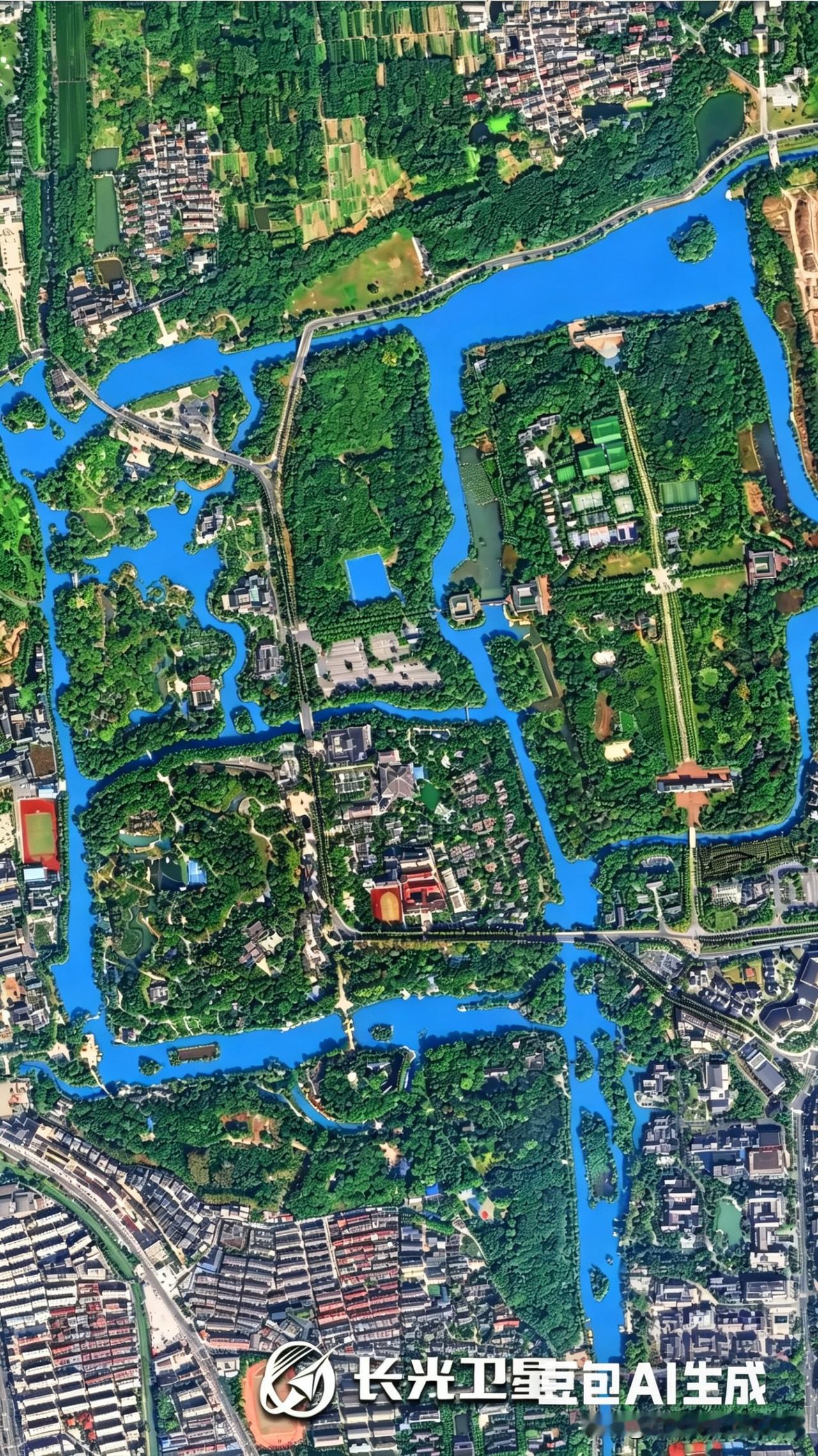 江苏最美瘦西湖瘦西湖名带湖，实则是狭长的古运河支流，属人工疏浚改造的河道，并非