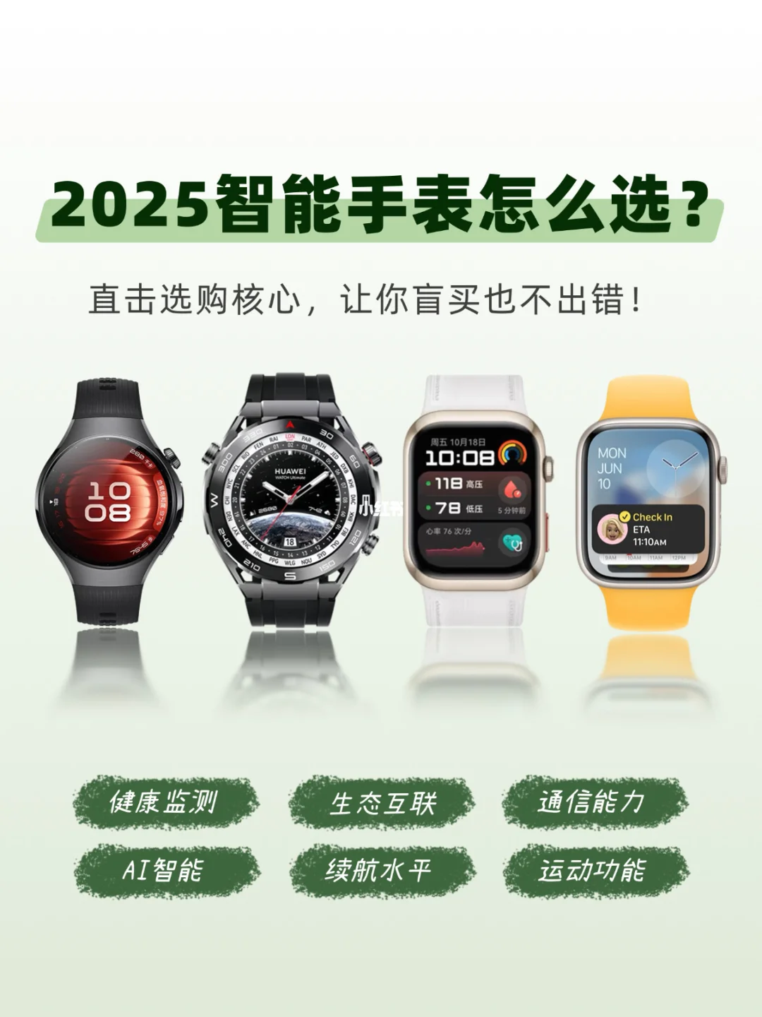2025旗舰智能手表闭眼入指南！直击选购核心！