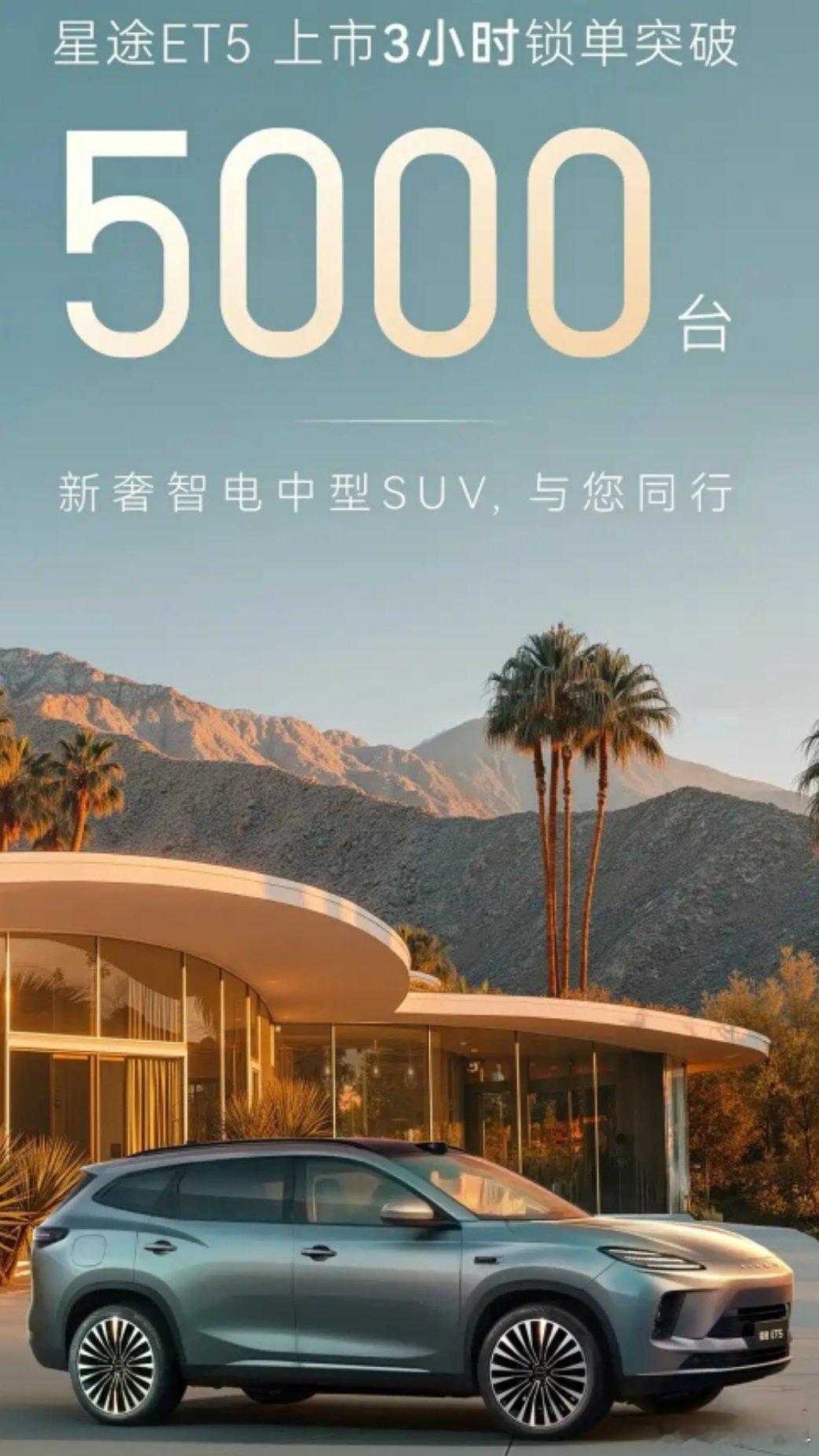 上市3小时，锁单5k+？星途et5这波能成吗？先看价格，首购是14.49-15