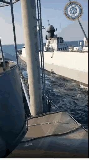 中业岛可能已经被封，不然菲律宾海军不会硬刚中国战舰3月25号，南沙海域出了件惊