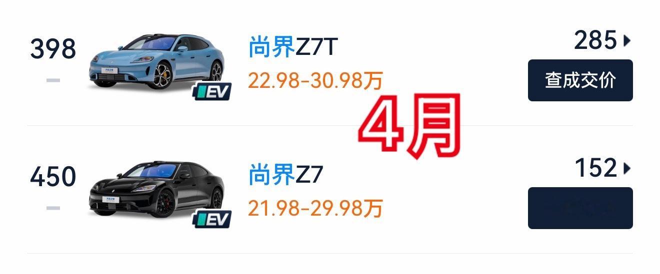 尚界次月销量出了……交付第一个月，卖的感觉……我不说了