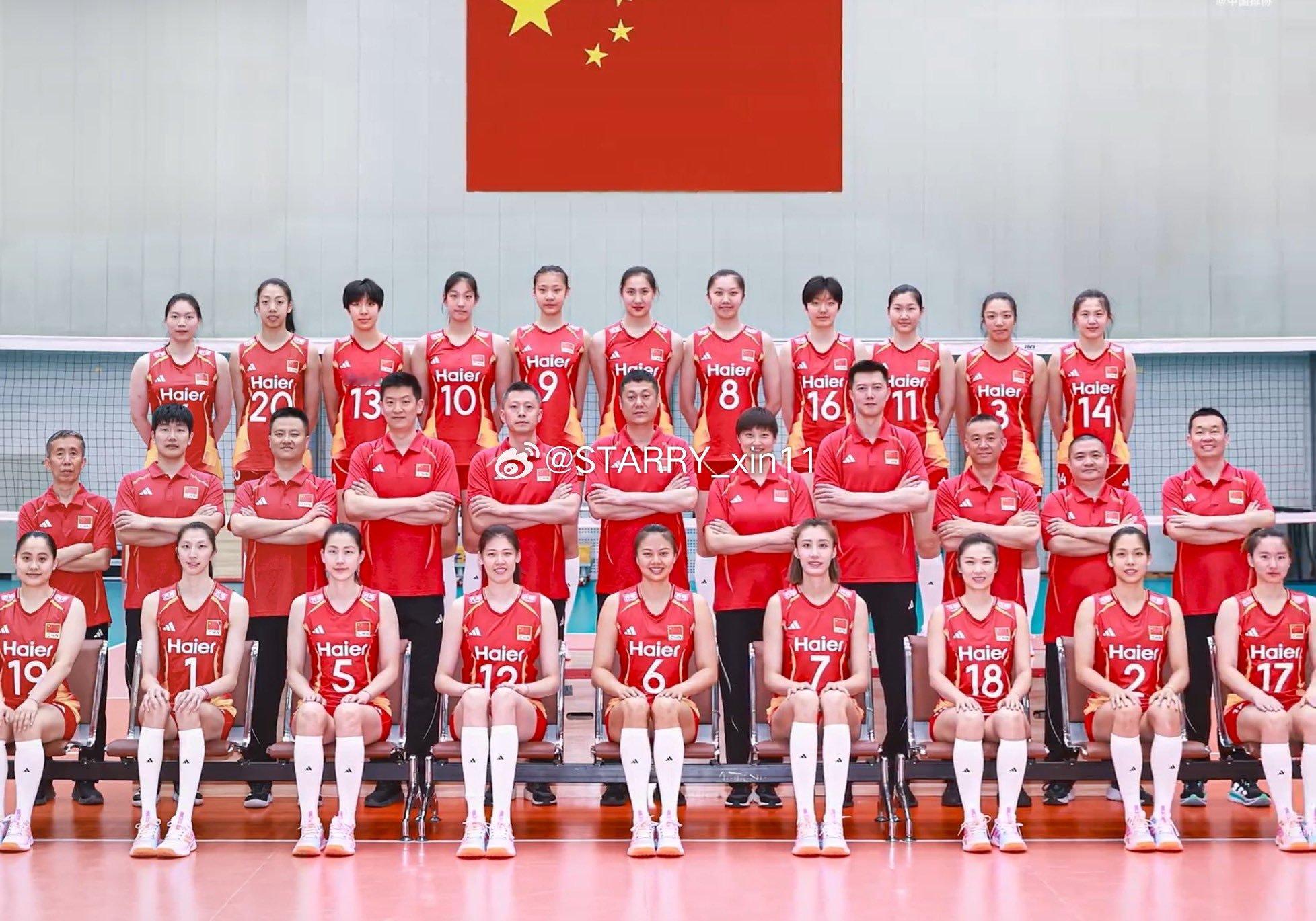 📸2026国家女子排球队集训大合照中国女排