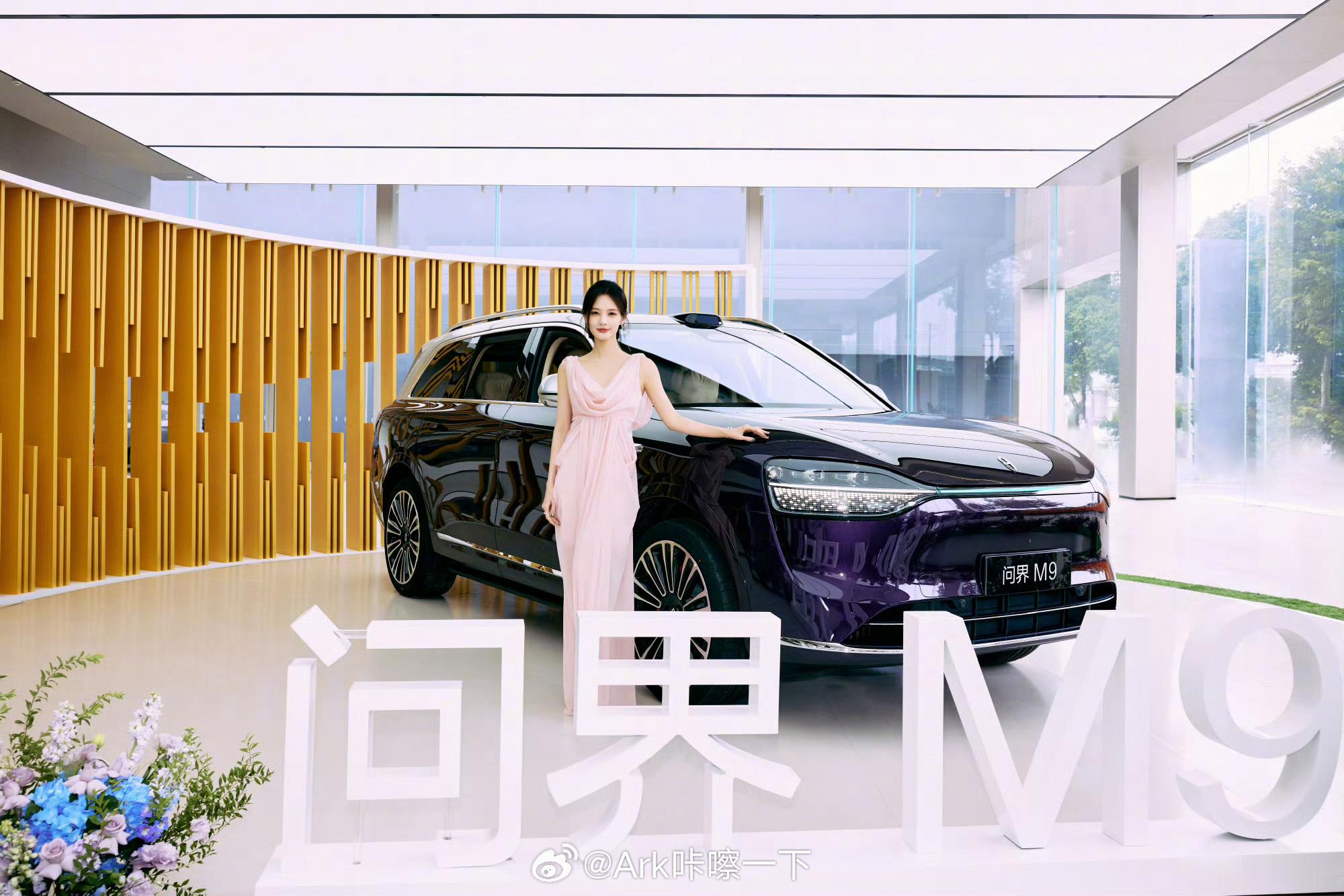 问界M9又多了一个明星车主，李一桐​​​