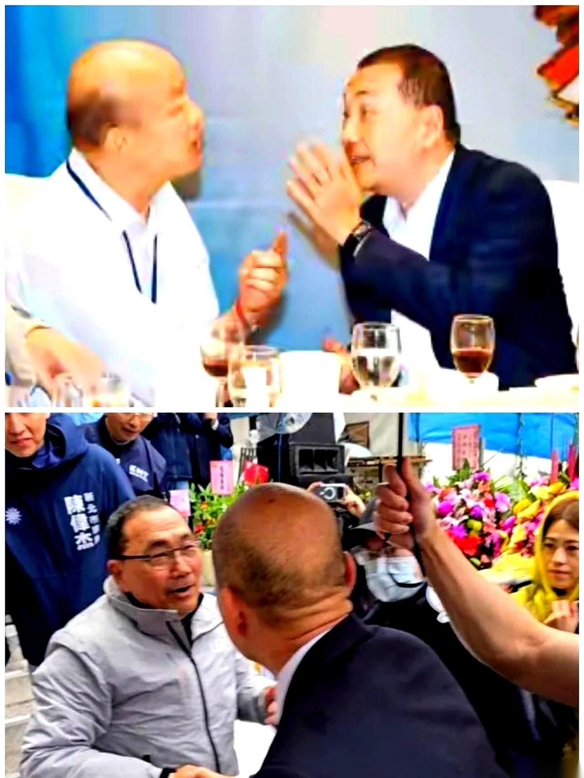 侯友宜跟韩国瑜那次同台，真把“不熟”俩字，直接刻在了脑门上。侯友宜先进的场，刚