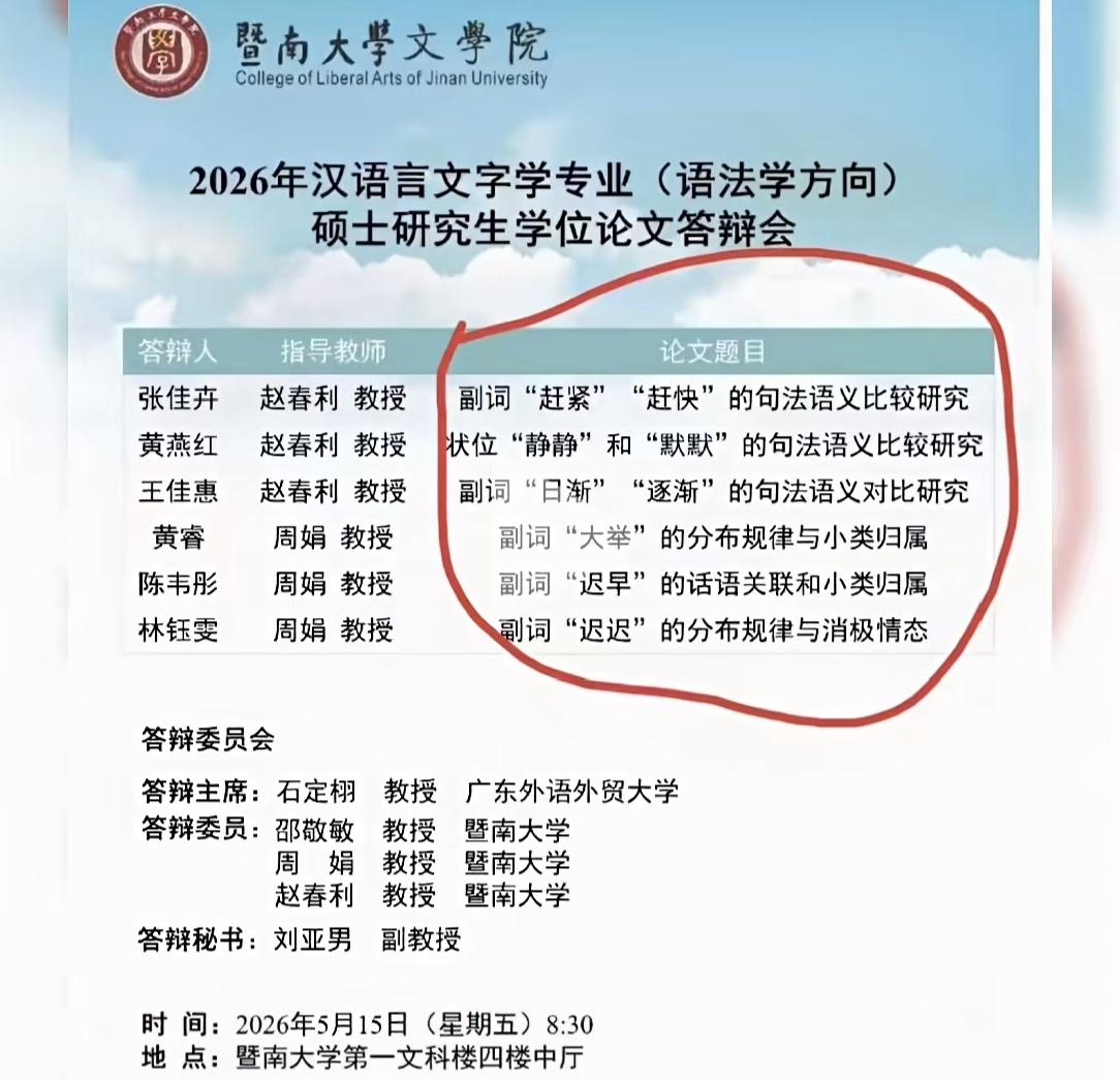 硕士研究生，研究的也太微观了吧。