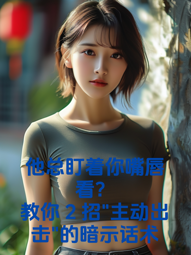 他总盯着你嘴唇看？教你2招