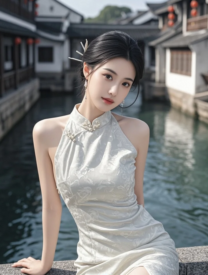 她像被晨露吻过的玫瑰，每帧都是易碎的浪漫